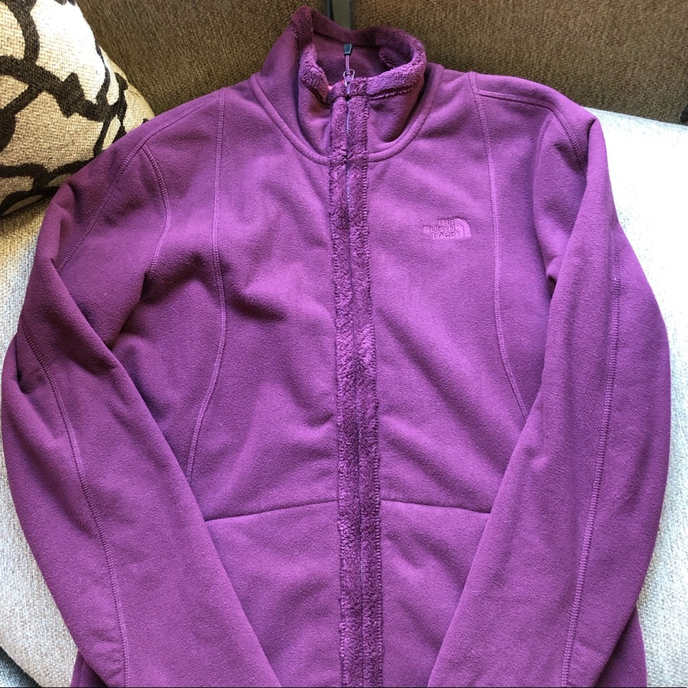 North Face zip up sweatshirt